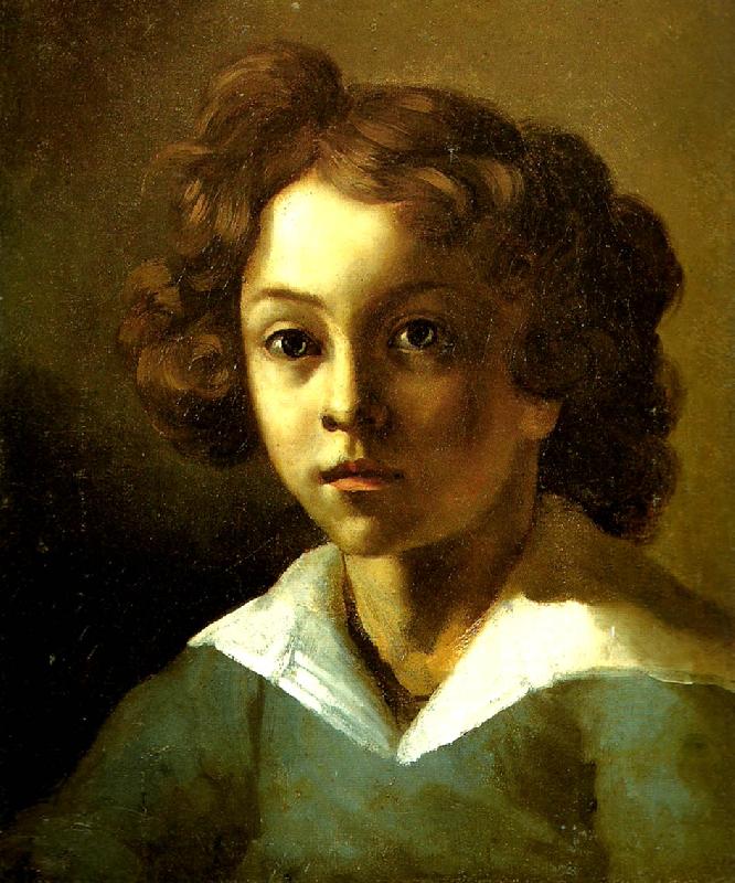 Theodore   Gericault jeune garcon Sweden oil painting art